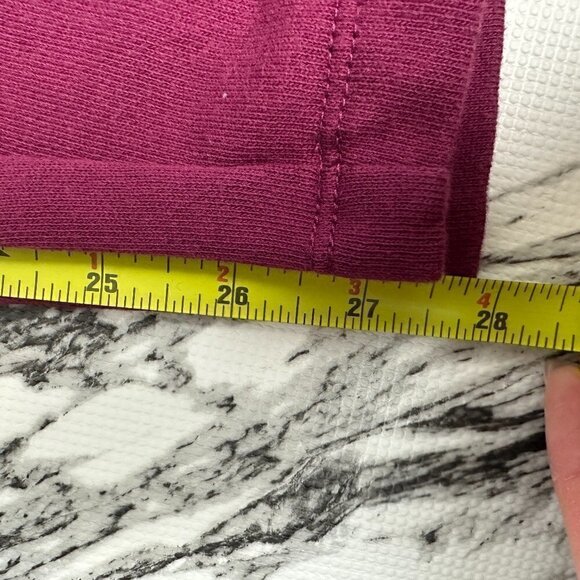 𝅺EUC - Champion Sweatpants - Dark Raspberry/Fuschia color Size L - Picture 2 of 6